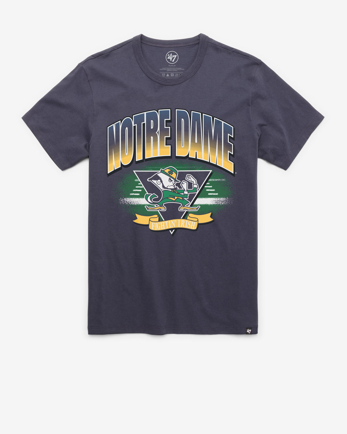NOTRE DAME FIGHTIN IRISH ARENA FADE '47 FRANKLIN TEE