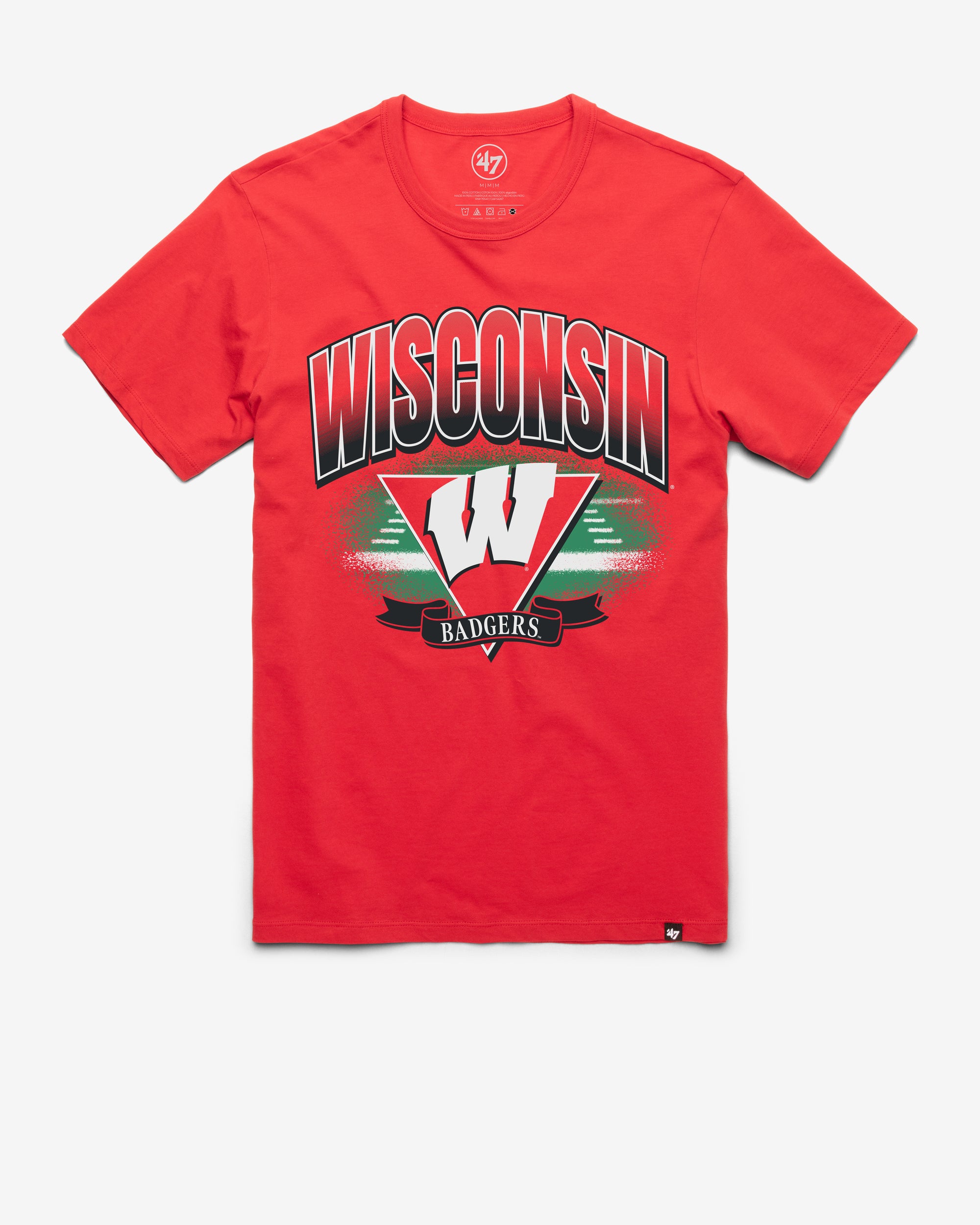 WISCONSIN BADGERS ARENA FADE '47 FRANKLIN TEE