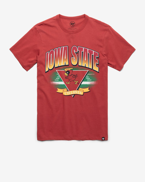 IOWA STATE CYCLONES VINTAGE ARENA FADE '47 FRANKLIN TEE