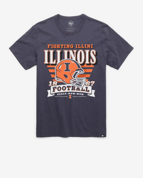 ILLINOIS FIGHTING ILLINI STRIPE SPLASH '47 FRANKLIN TEE