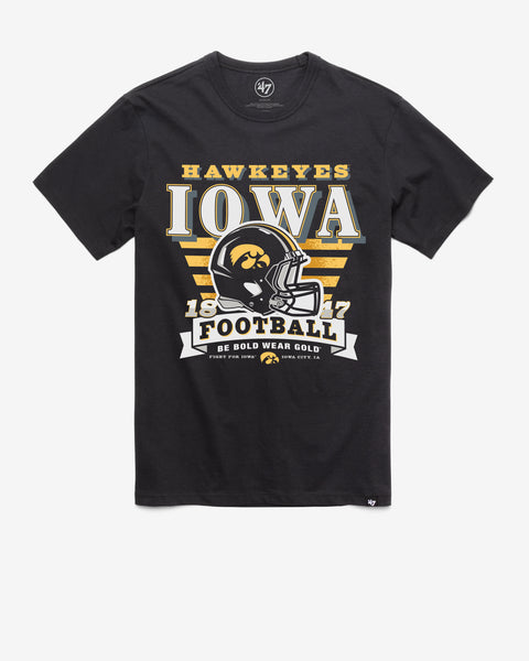 IOWA HAWKEYES STRIPE SPLASH '47 FRANKLIN TEE
