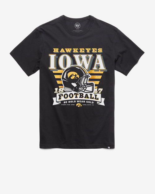 IOWA HAWKEYES STRIPE SPLASH '47 FRANKLIN TEE
