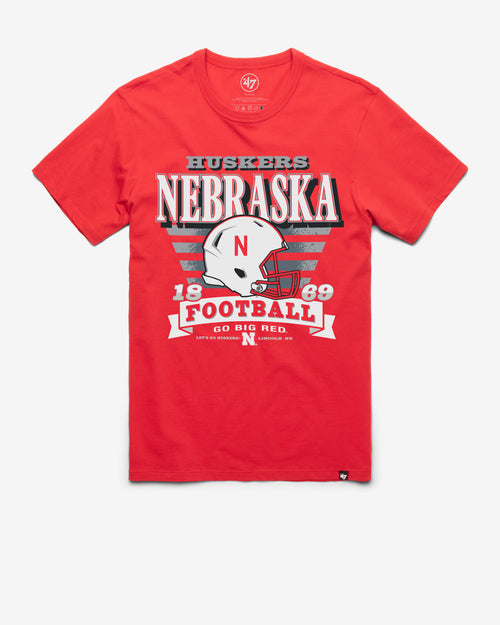NEBRASKA CORNHUSKERS STRIPE SPLASH '47 FRANKLIN TEE