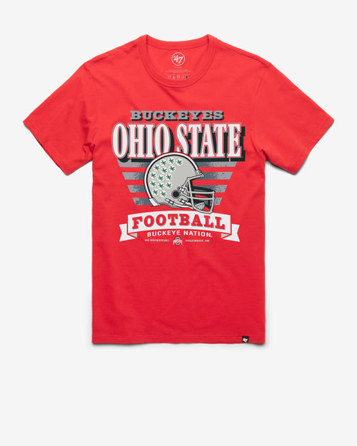 OHIO STATE BUCKEYES STRIPE SPLASH '47 FRANKLIN TEE