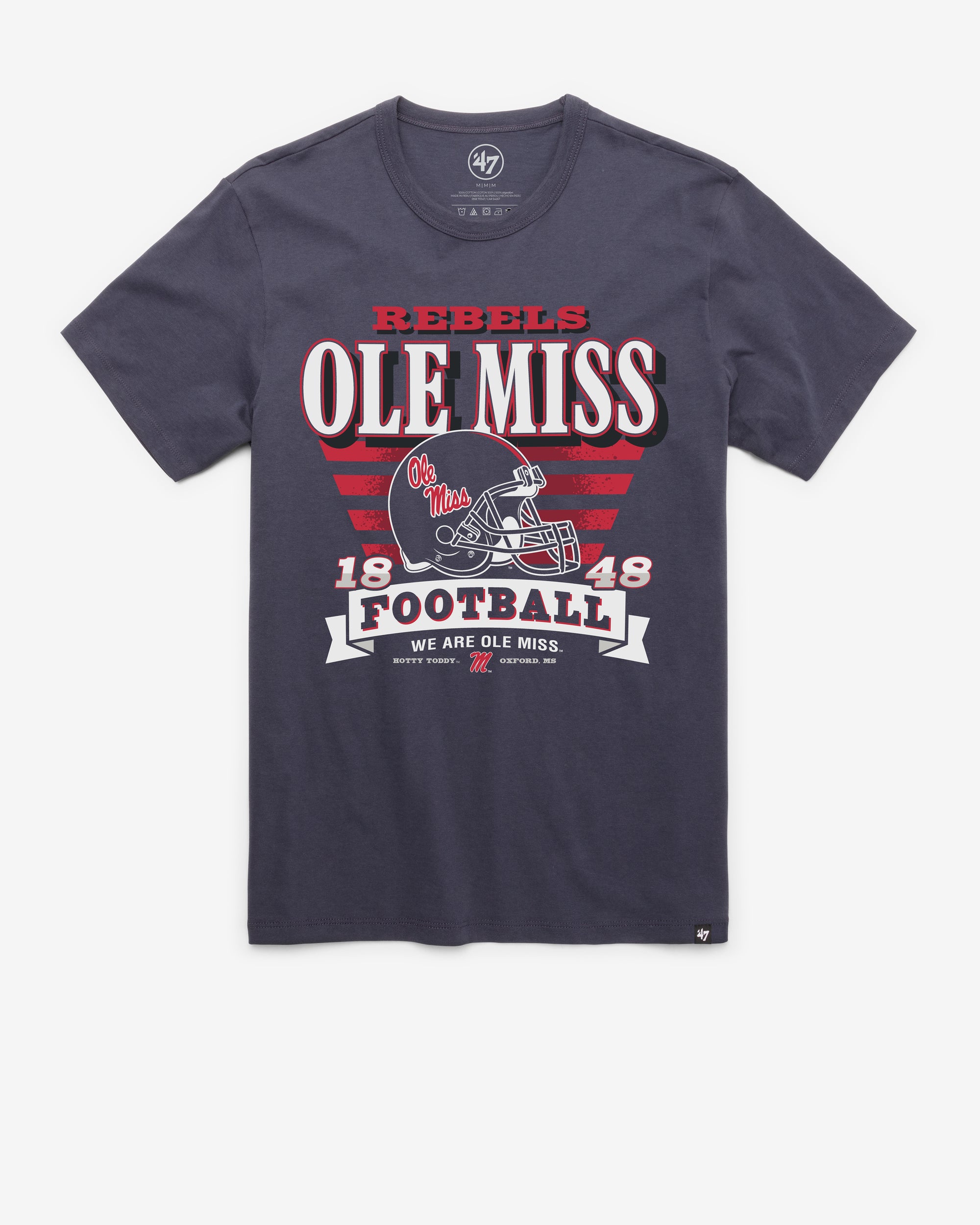MISSISSIPPI REBELS STRIPE SPLASH '47 FRANKLIN TEE