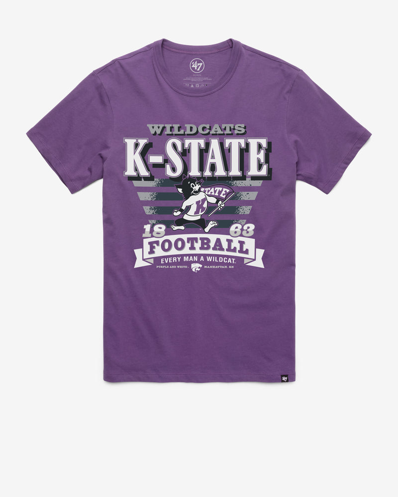KANSAS STATE WILDCATS STRIPE SPLASH '47 FRANKLIN TEE