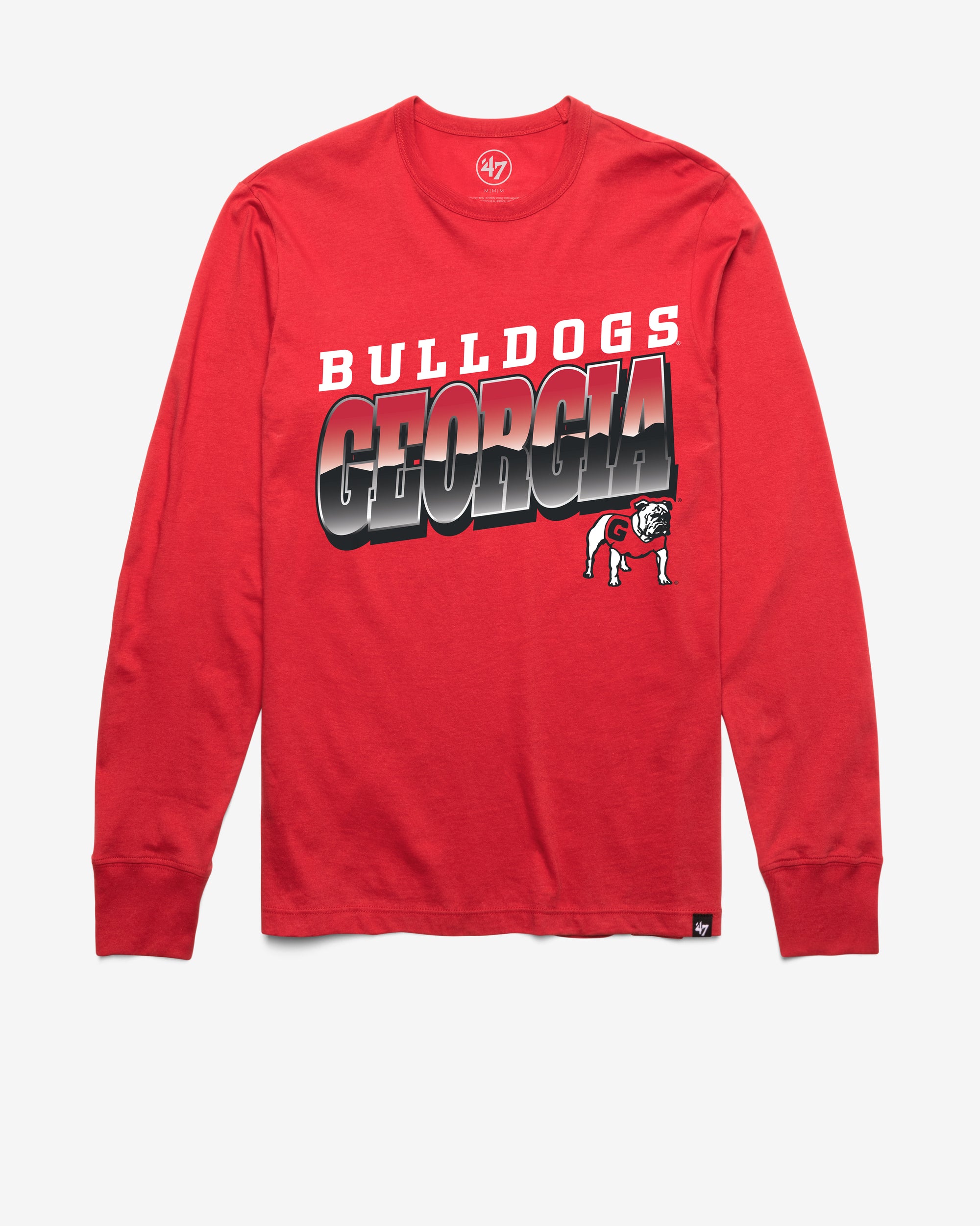 GEORGIA BULLDOGS POLISHED '47 FRANKLIN LONG SLEEVE TEE