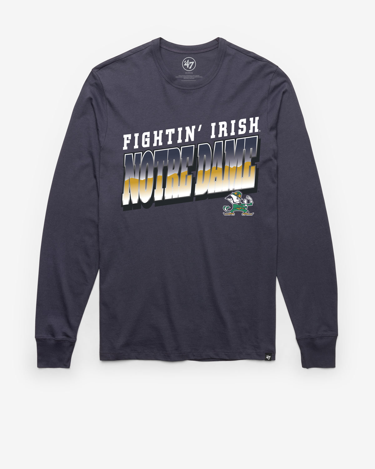 NOTRE DAME FIGHTIN IRISH POLISHED '47 FRANKLIN LONG SLEEVE TEE