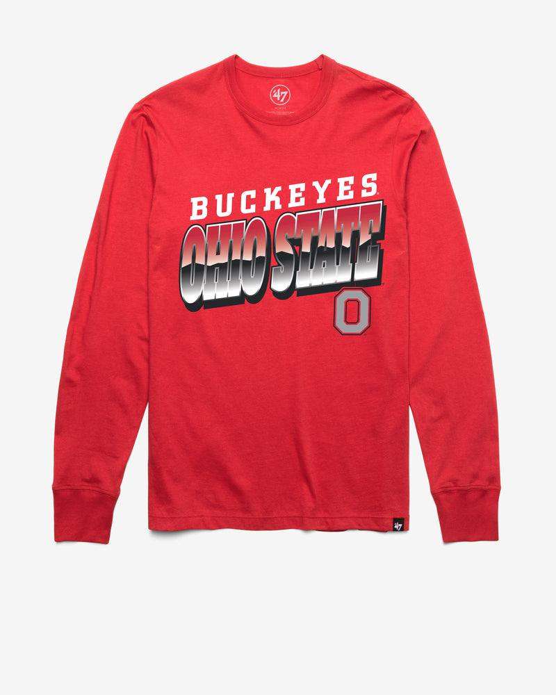 OHIO STATE BUCKEYES POLISHED '47 FRANKLIN LONG SLEEVE TEE