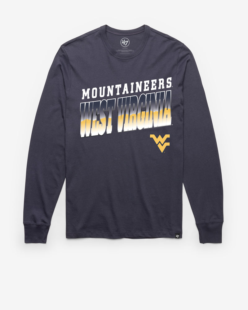 WEST VIRGINIA MOUNTAINEERS POLISHED '47 FRANKLIN LONG SLEEVE TEE