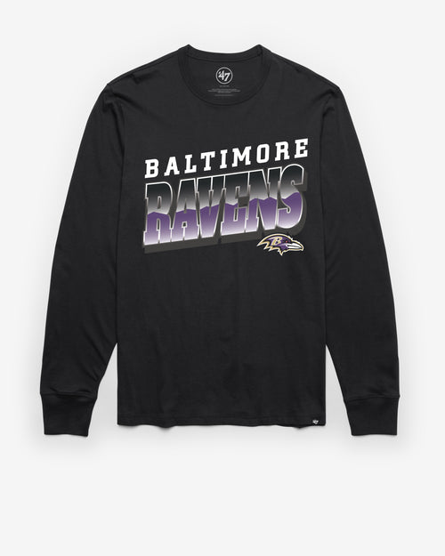 BALTIMORE RAVENS POLISHED '47 FRANKLIN LONG SLEEVE TEE