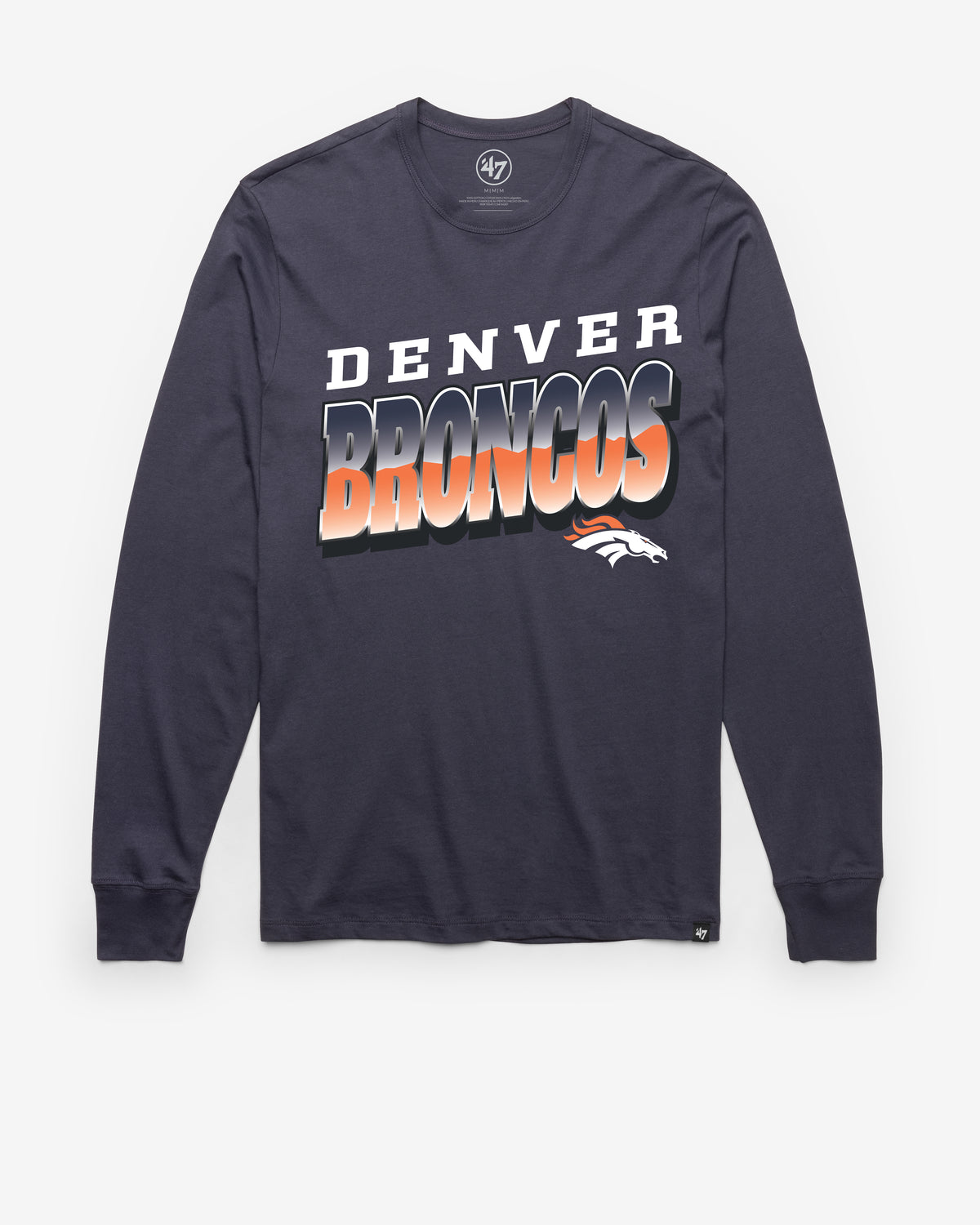 DENVER BRONCOS POLISHED '47 FRANKLIN LONG SLEEVE TEE