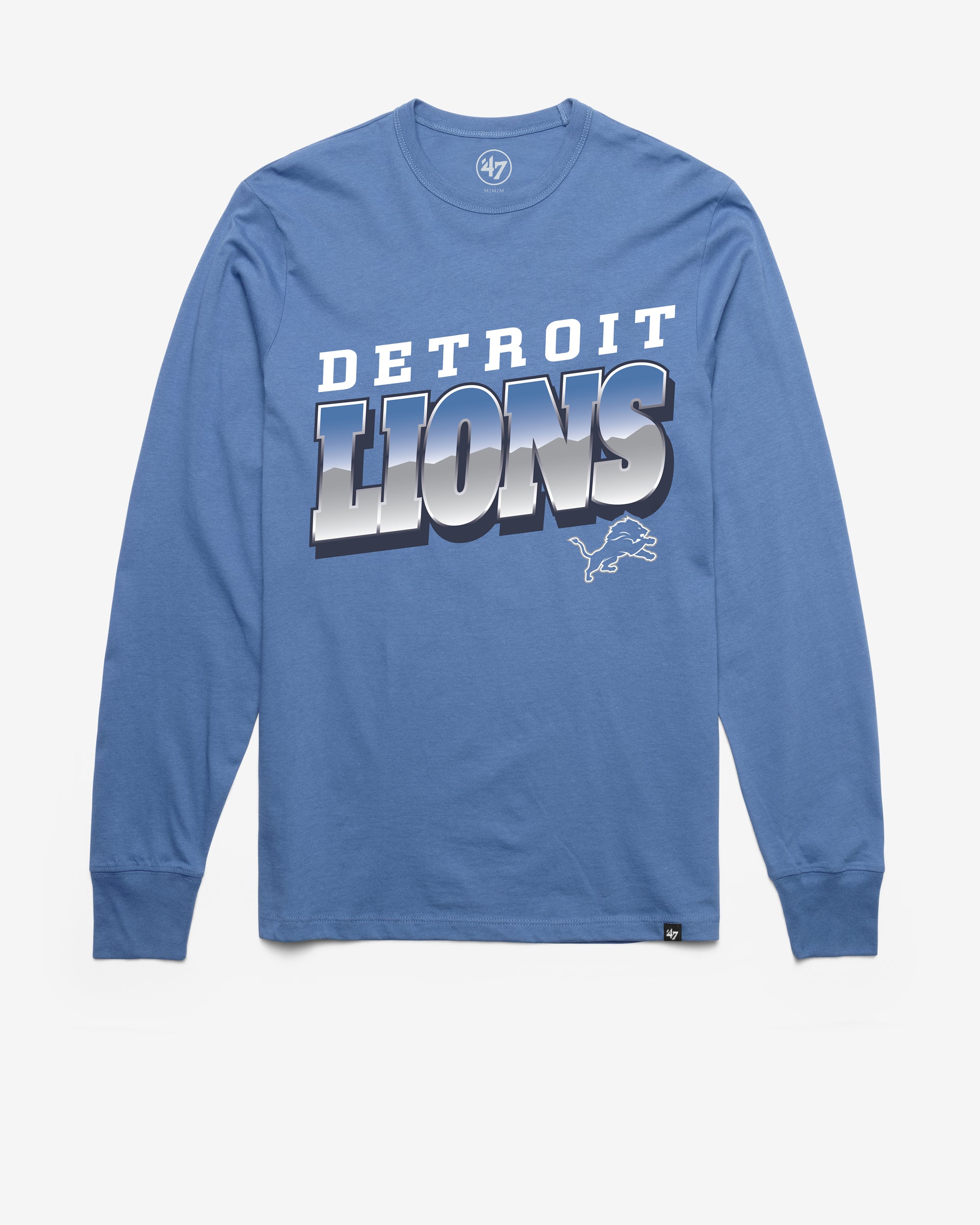 DETROIT LIONS POLISHED '47 FRANKLIN LONG SLEEVE TEE