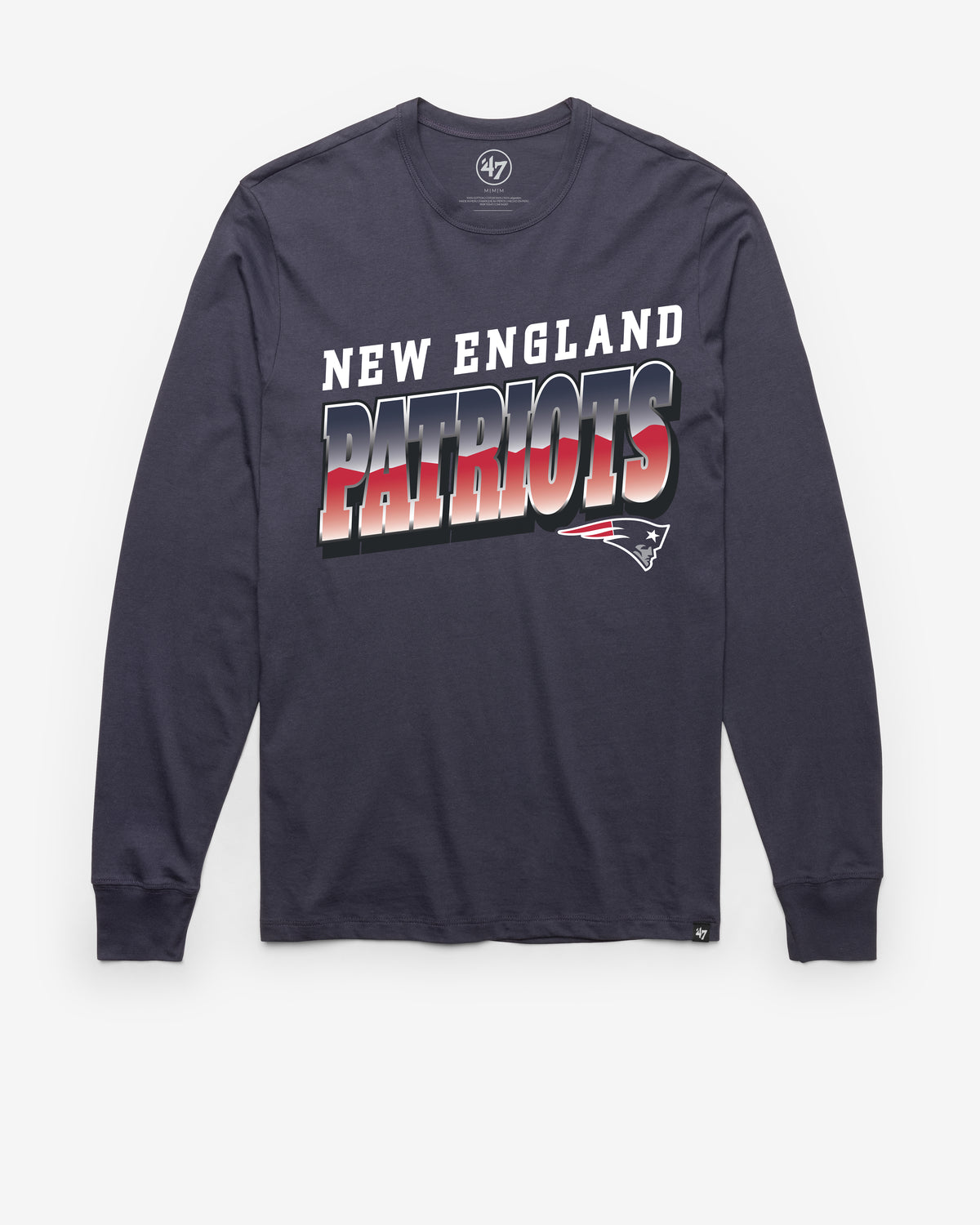 NEW ENGLAND PATRIOTS POLISHED '47 FRANKLIN LONG SLEEVE TEE