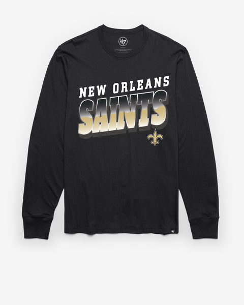 NEW ORLEANS SAINTS POLISHED '47 FRANKLIN LONG SLEEVE TEE