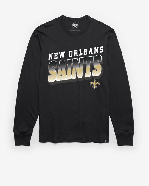 NEW ORLEANS SAINTS POLISHED '47 FRANKLIN LONG SLEEVE TEE