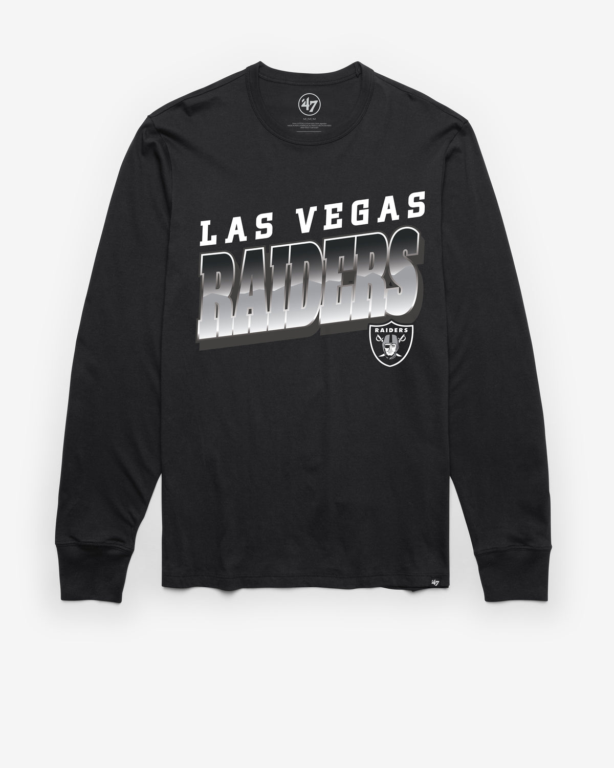 LAS VEGAS RAIDERS POLISHED '47 FRANKLIN LONG SLEEVE TEE