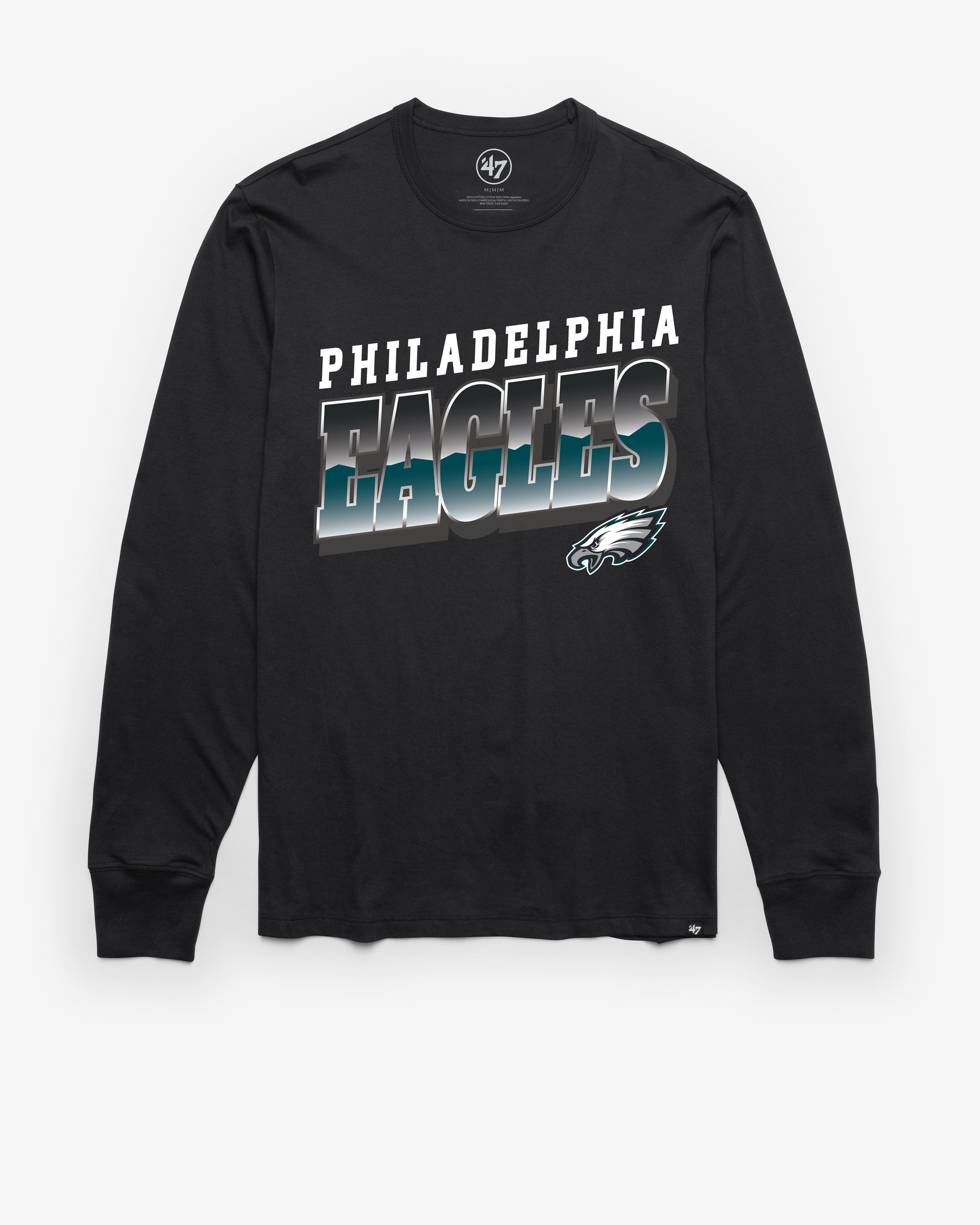 PHILADELPHIA EAGLES POLISHED '47 FRANKLIN LONG SLEEVE TEE