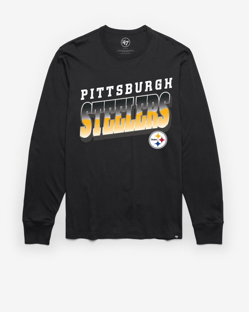 PITTSBURGH STEELERS POLISHED '47 FRANKLIN LONG SLEEVE TEE