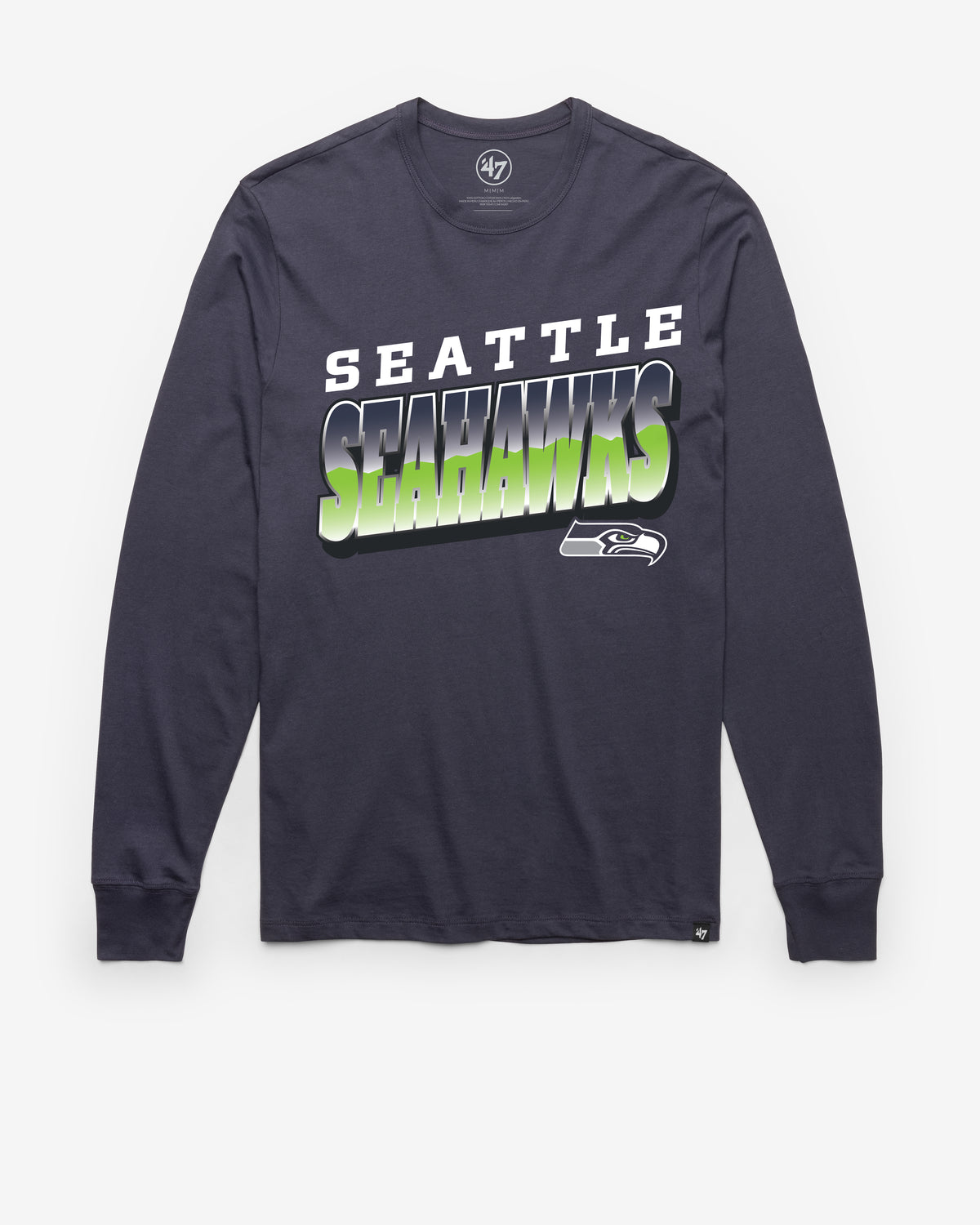 SEATTLE SEAHAWKS POLISHED '47 FRANKLIN LONG SLEEVE TEE