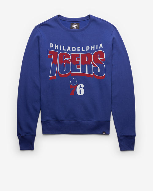 PHILADELPHIA 76ERS BRUSH BY '47 HEADLINE CREW