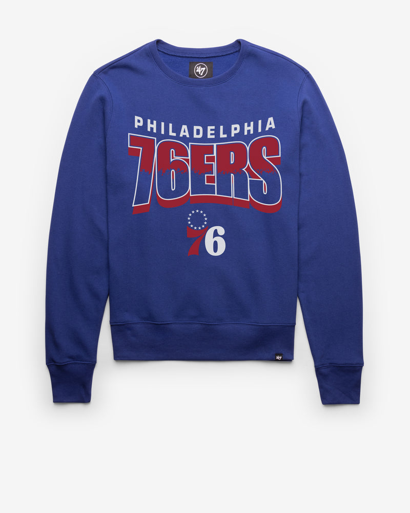 PHILADELPHIA 76ERS BRUSH BY '47 HEADLINE CREW