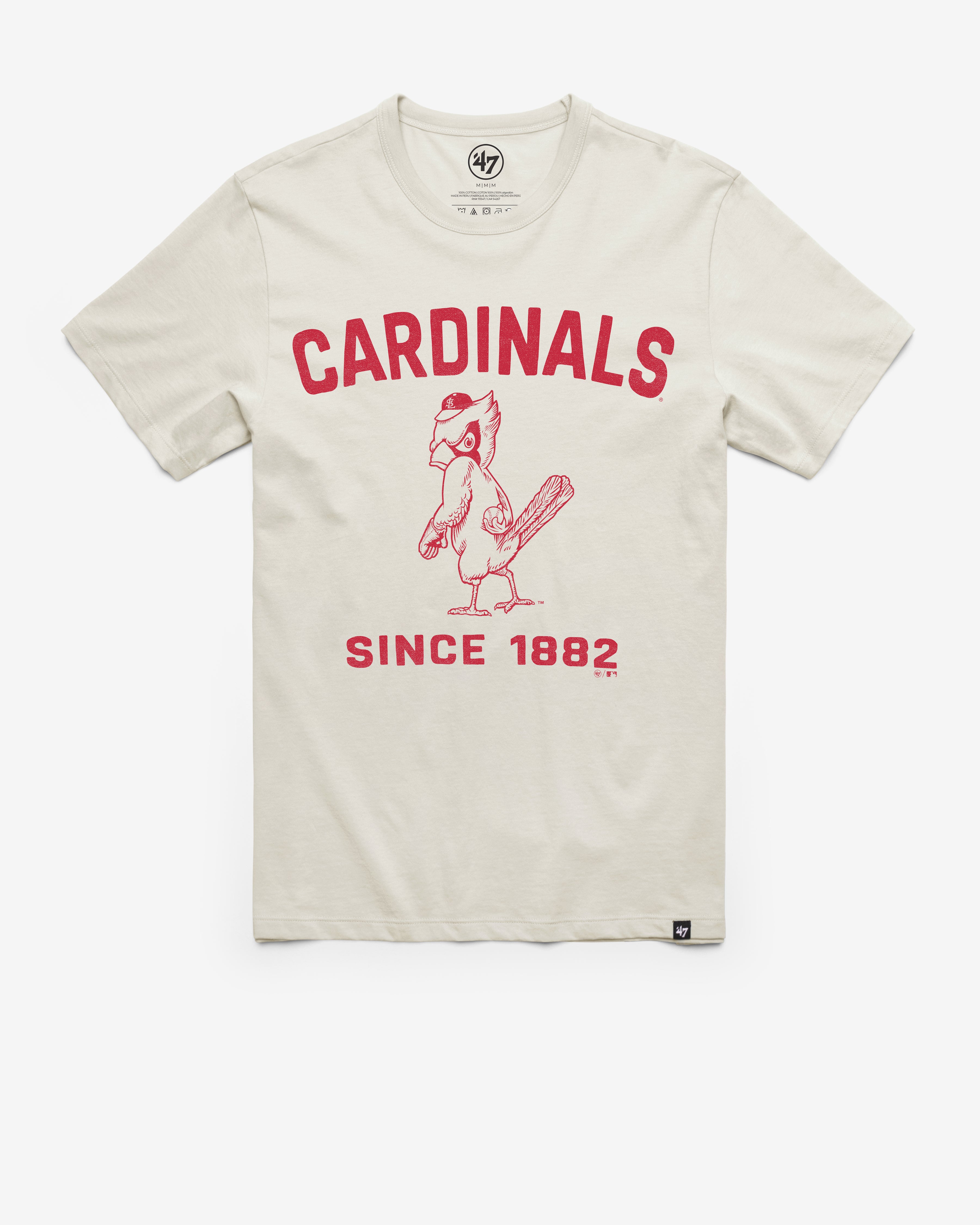 ST. LOUIS CARDINALS COOPERSTOWN DUSTER '47 FRANKLIN TEE - Beige