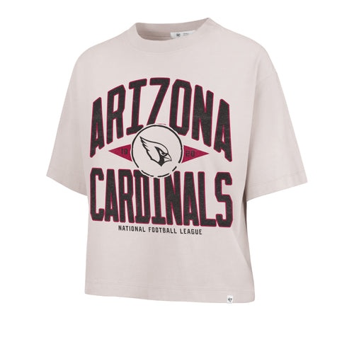 ARIZONA CARDINALS WINDTHROW '47 RAVINE CROP TEE WOMENS