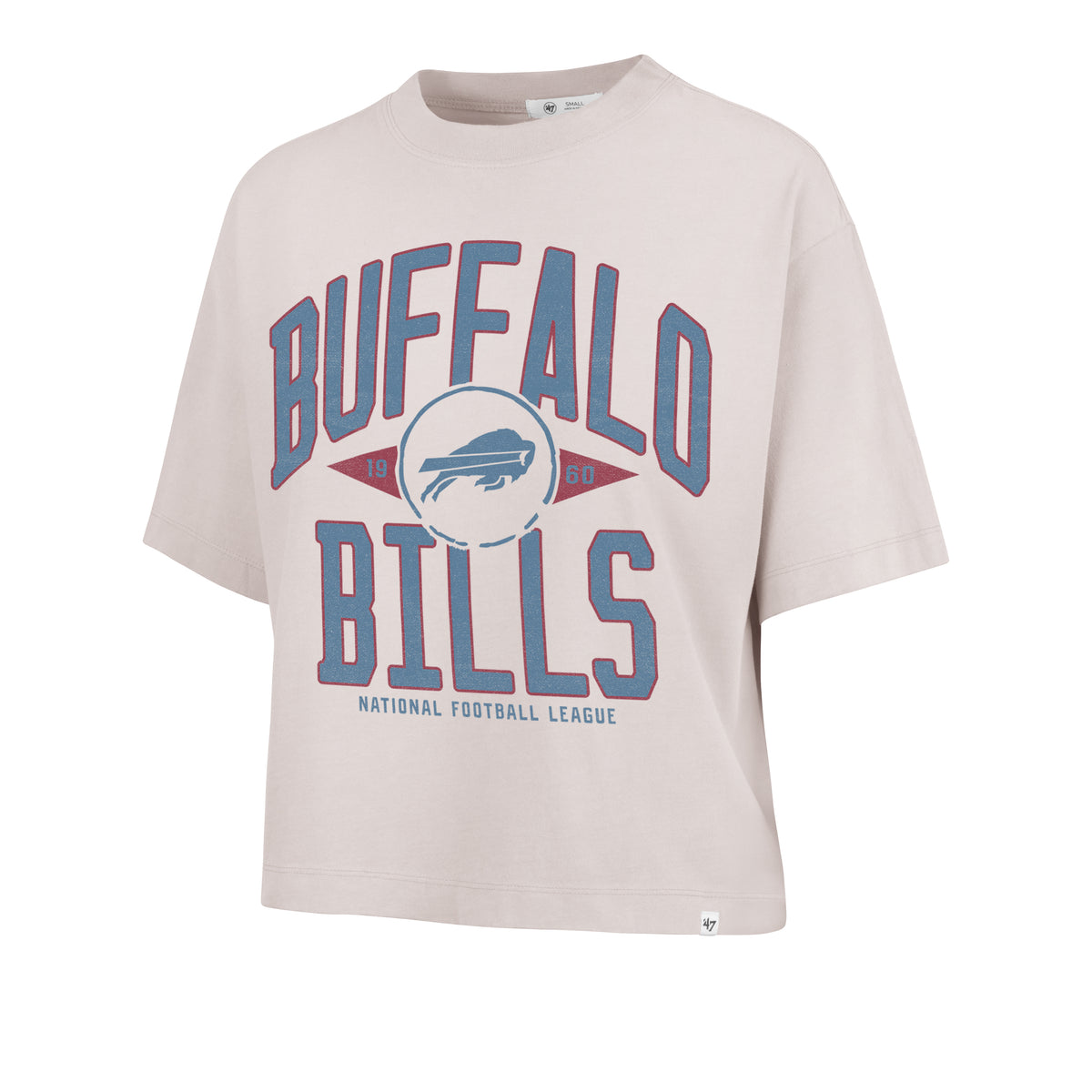 BUFFALO BILLS WINDTHROW '47 RAVINE CROP TEE WOMENS