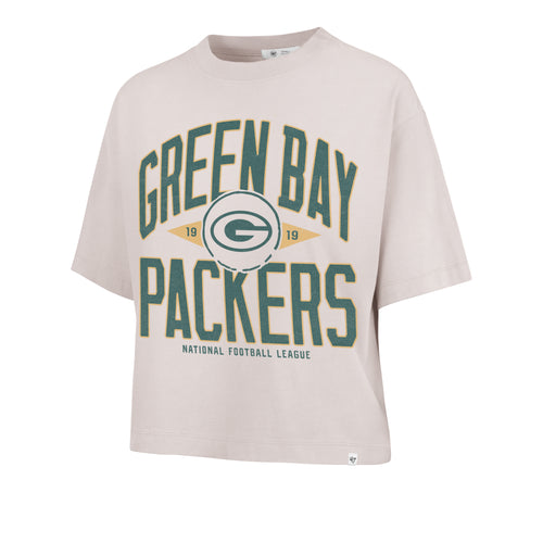 GREEN BAY PACKERS WINDTHROW '47 RAVINE CROP TEE WOMENS