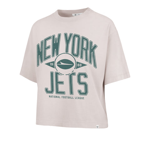NEW YORK JETS WINDTHROW '47 RAVINE CROP TEE WOMENS