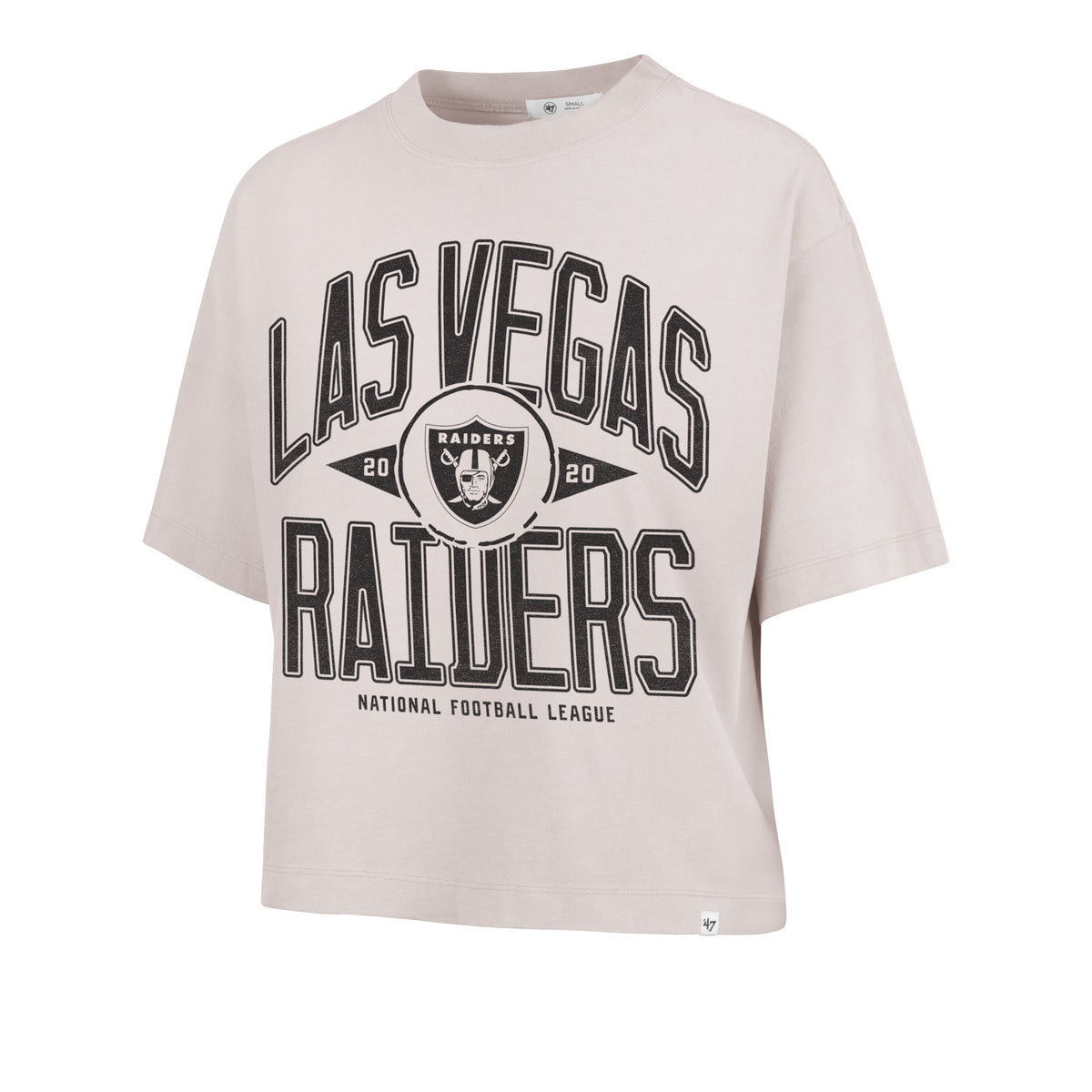 LAS VEGAS RAIDERS WINDTHROW '47 RAVINE CROP TEE WOMENS