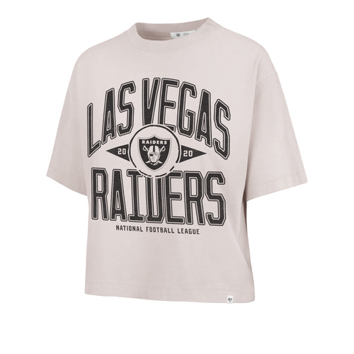 LAS VEGAS RAIDERS WINDTHROW '47 RAVINE CROP TEE WOMENS