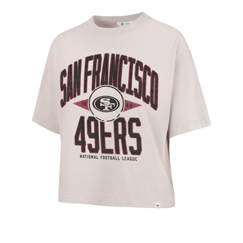 SAN FRANCISCO 49ERS WINDTHROW '47 RAVINE CROP TEE WOMENS