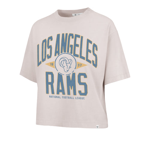 LOS ANGELES RAMS WINDTHROW '47 RAVINE CROP TEE WOMENS
