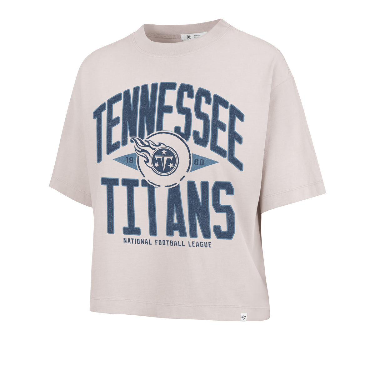 TENNESSEE TITANS WINDTHROW '47 RAVINE CROP TEE WOMENS