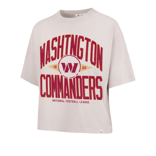 WASHINGTON COMMANDERS WINDTHROW '47 RAVINE CROP TEE WOMENS