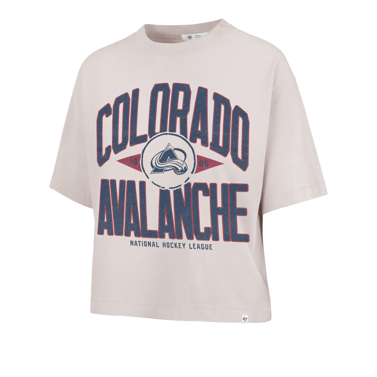 COLORADO AVALANCHE WINDTHROW '47 RAVINE CROP TEE WOMENS