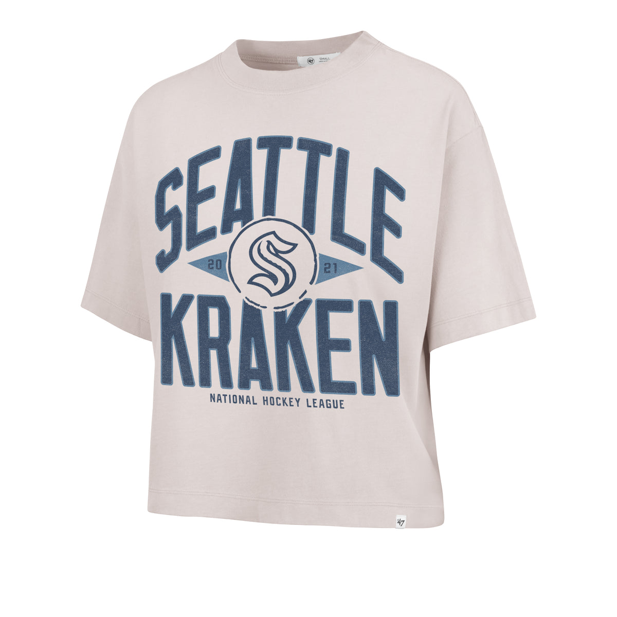 SEATTLE KRAKEN WINDTHROW '47 RAVINE CROP TEE WOMENS