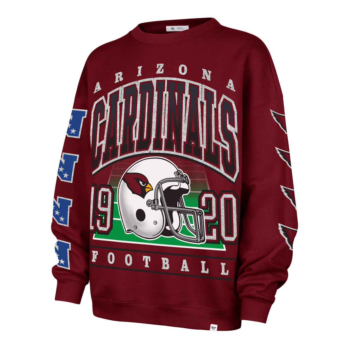 ARIZONA CARDINALS GO BIG '47 OVERSIZED CREW WOMENS