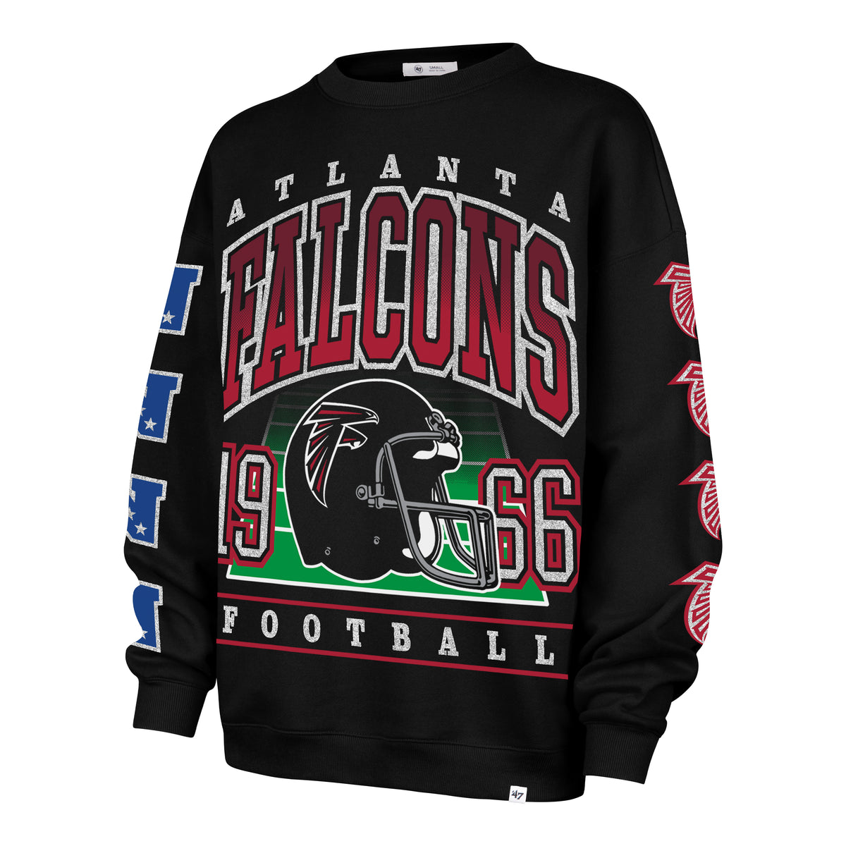 ATLANTA FALCONS GO BIG '47 OVERSIZED CREW WOMENS