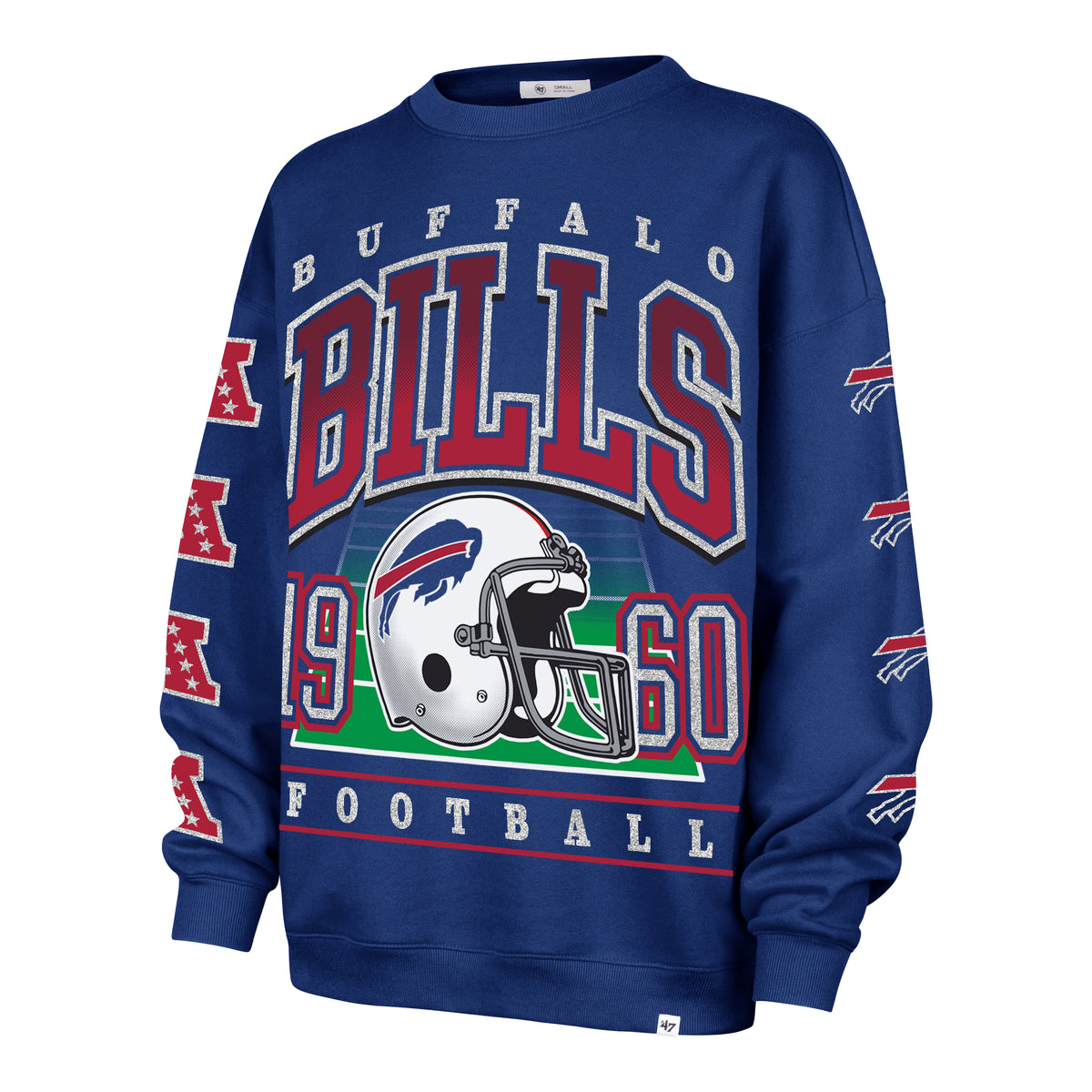 BUFFALO BILLS GO BIG '47 OVERSIZED CREW WOMENS