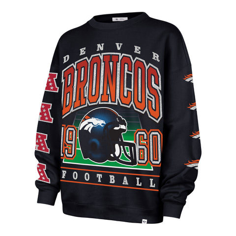 DENVER BRONCOS GO BIG '47 OVERSIZED CREW WOMENS