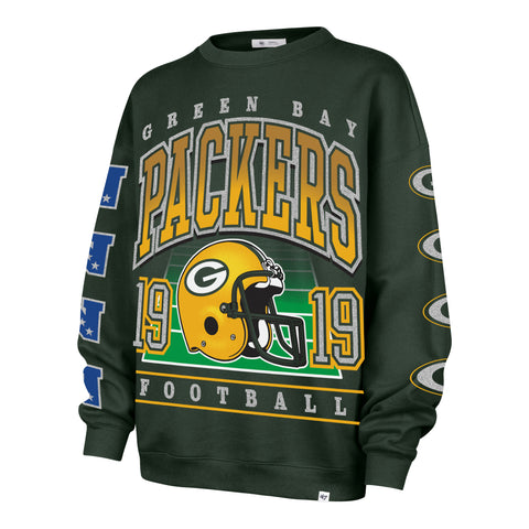 GREEN BAY PACKERS GO BIG '47 OVERSIZED CREW WOMENS