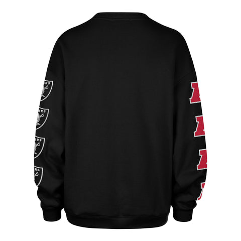 LAS VEGAS RAIDERS GO BIG '47 OVERSIZED CREW WOMENS
