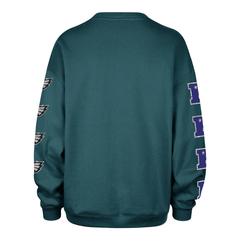 PHILADELPHIA EAGLES GO BIG '47 OVERSIZED CREW WOMENS