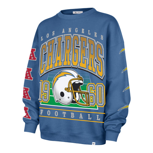 LOS ANGELES CHARGERS GO BIG '47 OVERSIZED CREW WOMENS