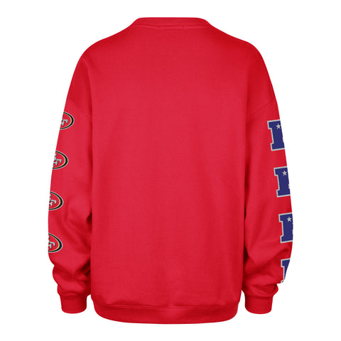 SAN FRANCISCO 49ERS GO BIG '47 OVERSIZED CREW WOMENS