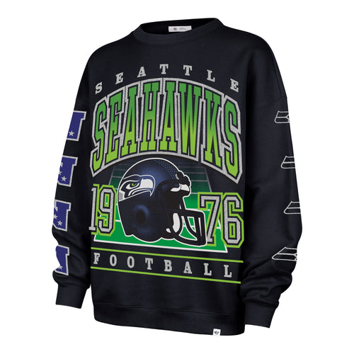 SEATTLE SEAHAWKS GO BIG '47 OVERSIZED CREW WOMENS