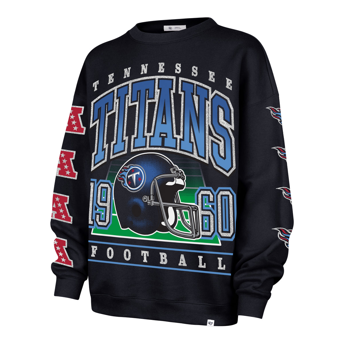 TENNESSEE TITANS GO BIG '47 OVERSIZED CREW WOMENS